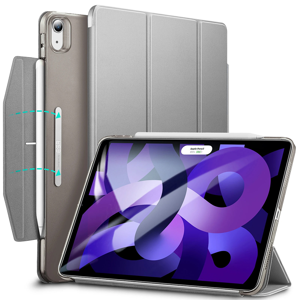 Калъф за iPad Air 4 (2020) / Air 5 (2022) / Air 11 (2024) / Air 11 (2025) / Air 11 (2026) - ESR Ascend Trifold - Сив