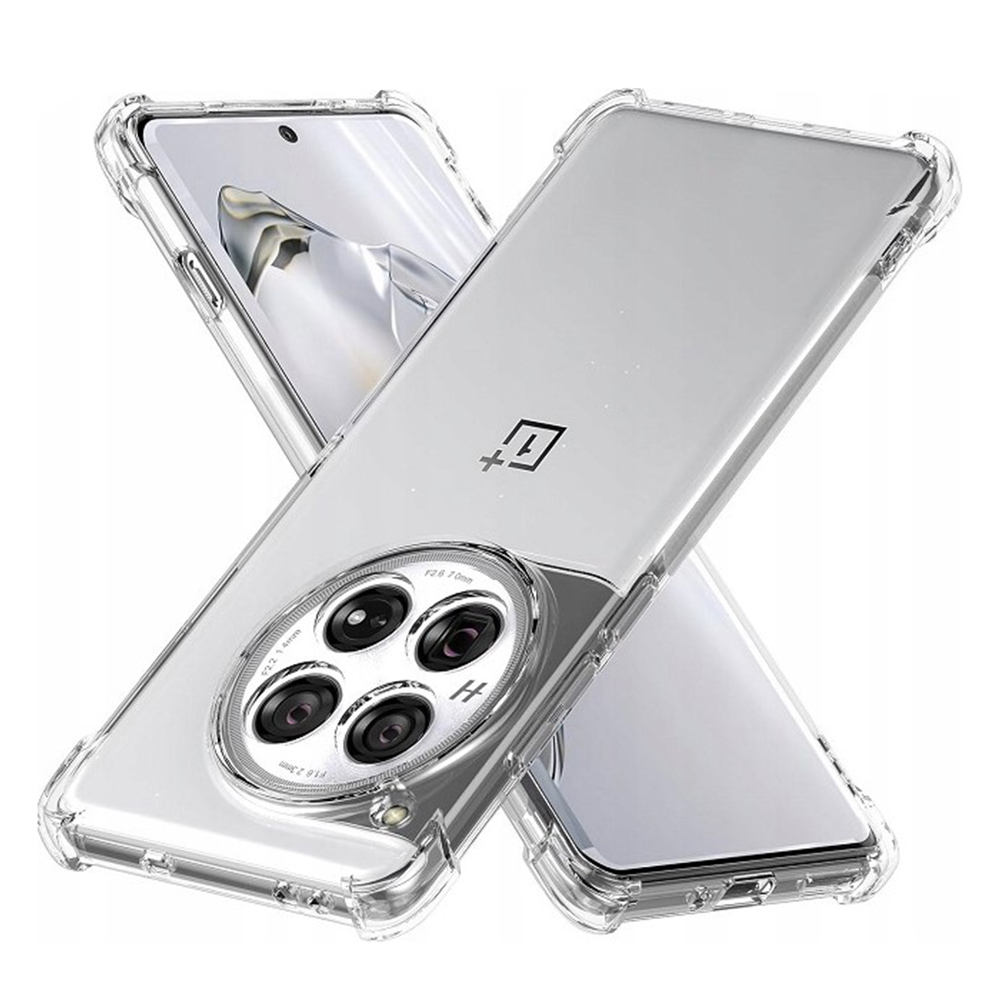 Калъф за OnePlus 12 - Techsuit Shockproof Прозрачен Silicone - Прозрачен