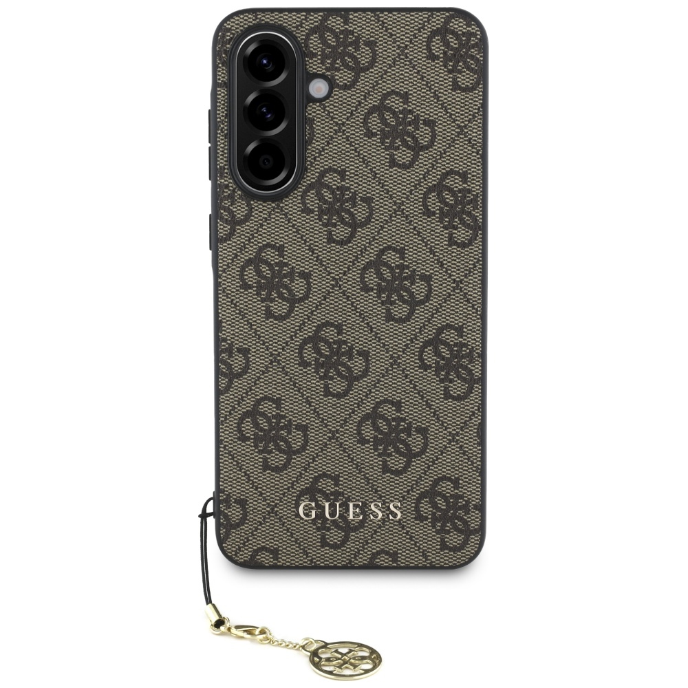 Калъф за Samsung Galaxy A36 5G - Guess Hardcase 4G Charm (GUHCSA36GFGF4GBR) - Кафяв