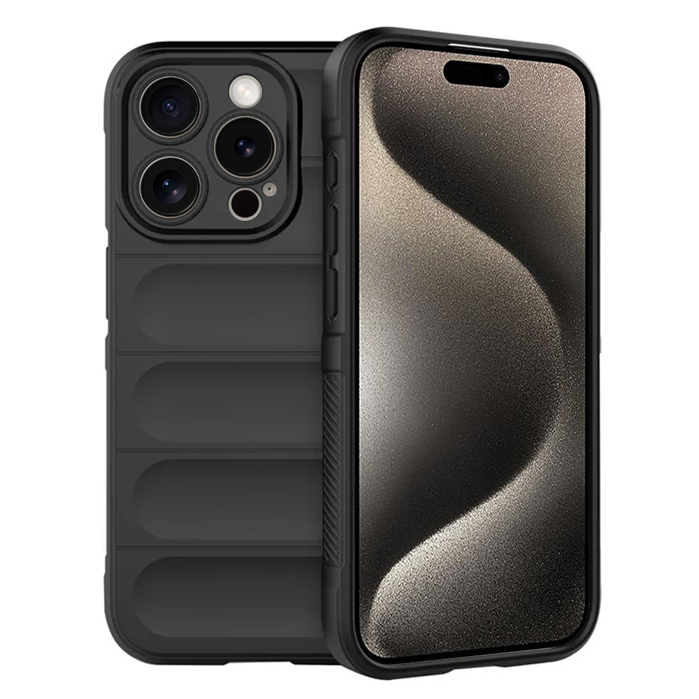 Калъф за iPhone 15 Pro Max - Techsuit Magic Shield - Черен