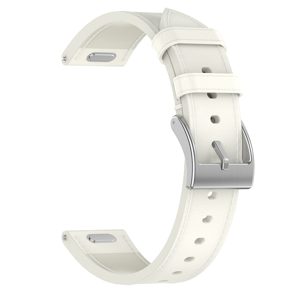 Каишка за Huawei Watch GT 4 (41mm)/W1/Honor Watch S1/Garmin Venu 2S/Vivoactive 4S - Techsuit Watchband 18mm (W073) - Бял