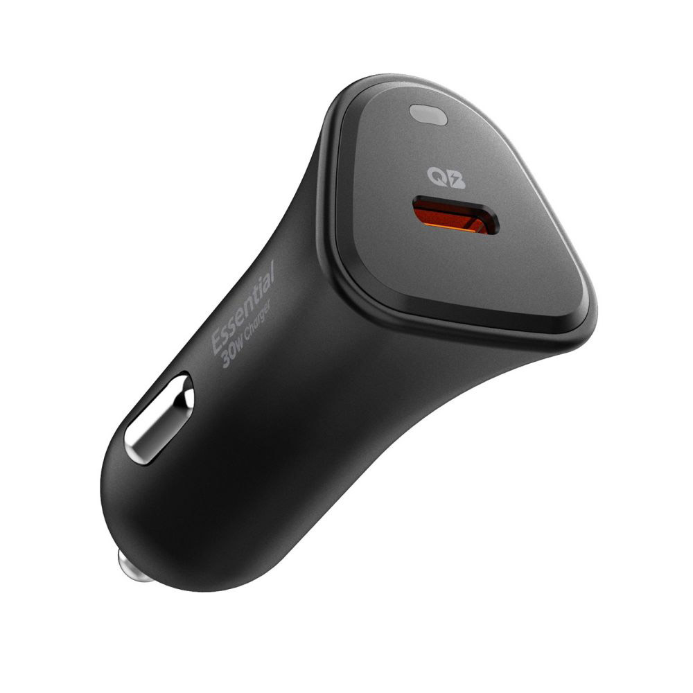 Зарядно за кола Type-C, супер бързо зареждане, Quantum Boost, PD30W - Spigen Essential EV301 (ACP08699) - черно