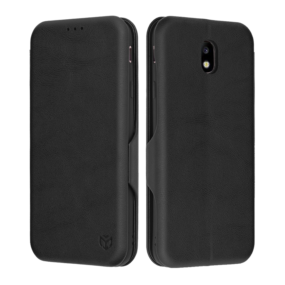 Калъф за Samsung Galaxy J7 2017 Techsuit Safe Wallet Plus, черен