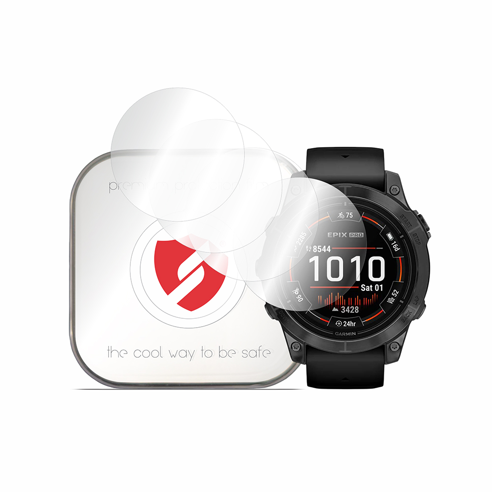 [4x Pack] Premium регенерируемо фолио Garmin epix Pro (Gen 2) Standard 47mm - Smart Protection Classic - Прозрачен