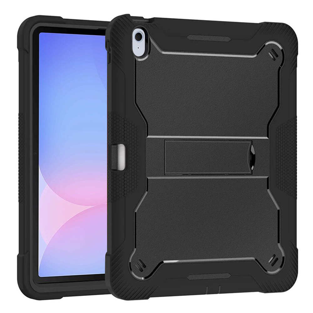 Калъф за Samsung Galaxy Tab S10 FE Plus + капак - Techsuit Rugged TabShell - Черен