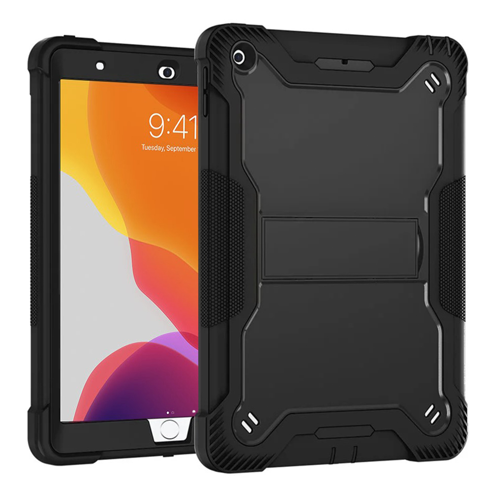 Калъф за iPad 10.2 (2019/2020/2021) + Калъф - Techsuit Rugged TabShell - Черен