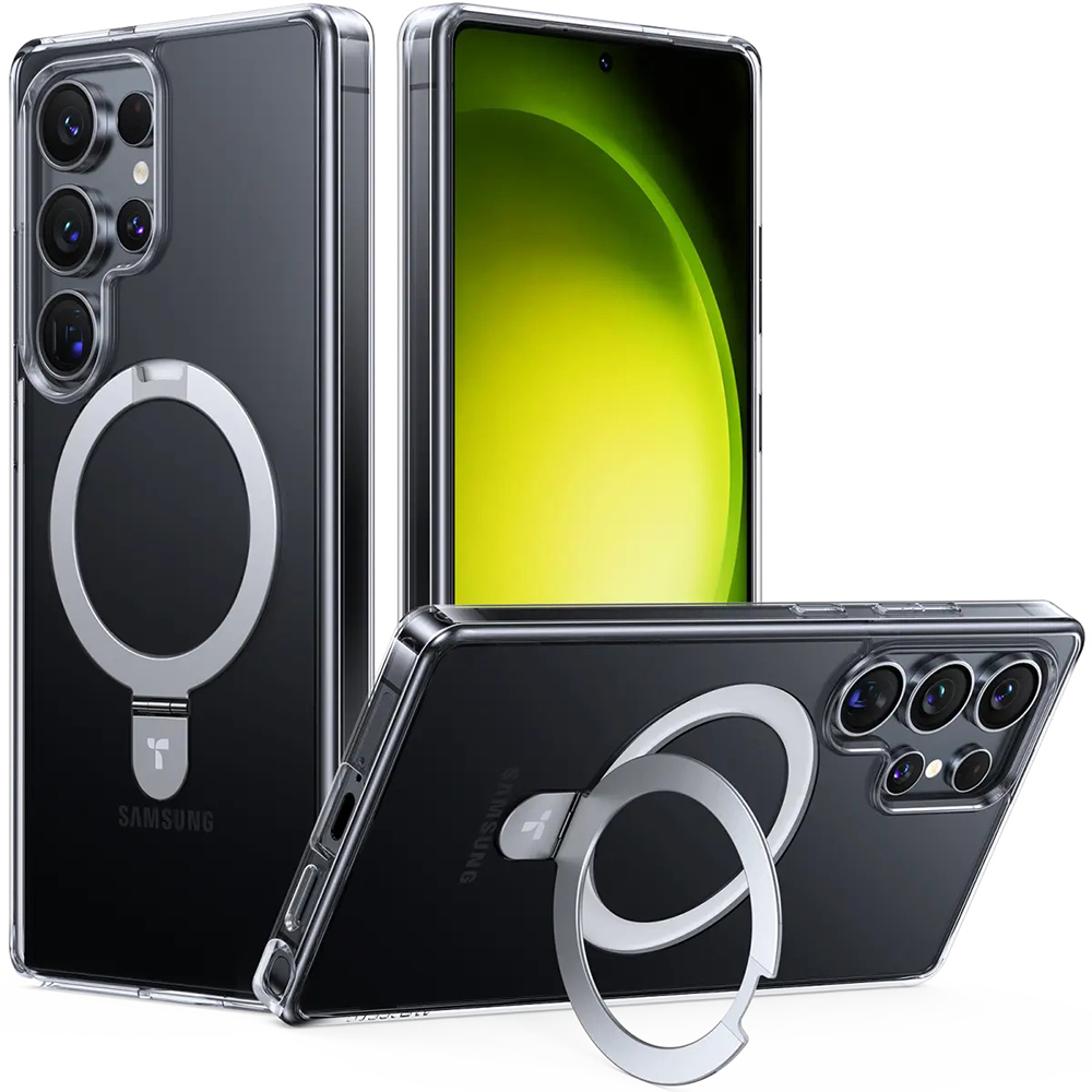 Калъф за Samsung Galaxy S25 Ultra - Torras Ostand MagSafe Series - Прозрачен