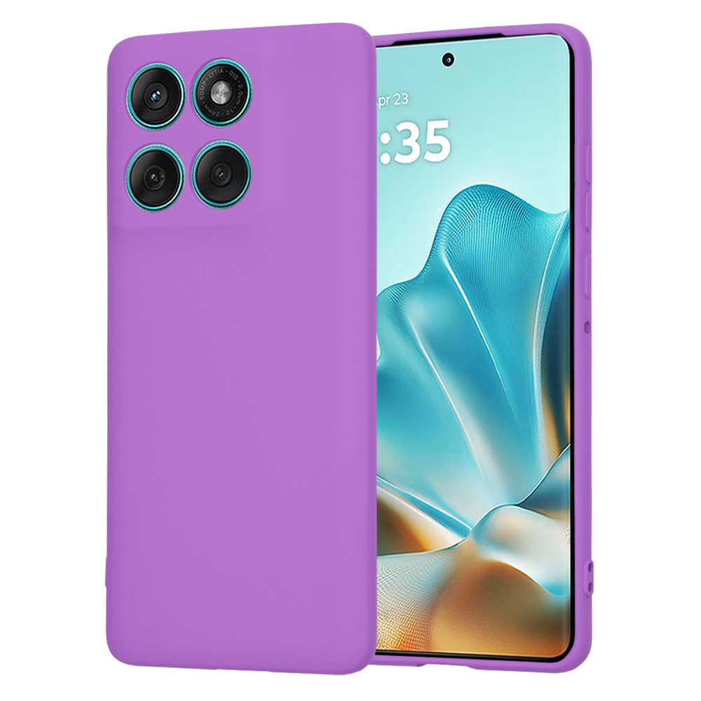 Калъф за Motorola Edge 60 / Edge 60 Fusion - Techsuit SoftFlex - Лилав