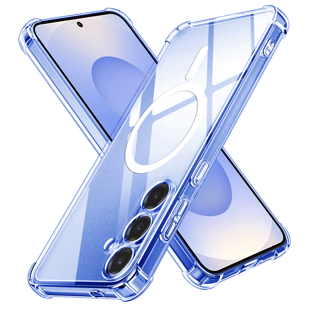 Калъф за Samsung Galaxy S25 - Techsuit Shockproof Прозрачен Silicone MagSafe - Прозрачен