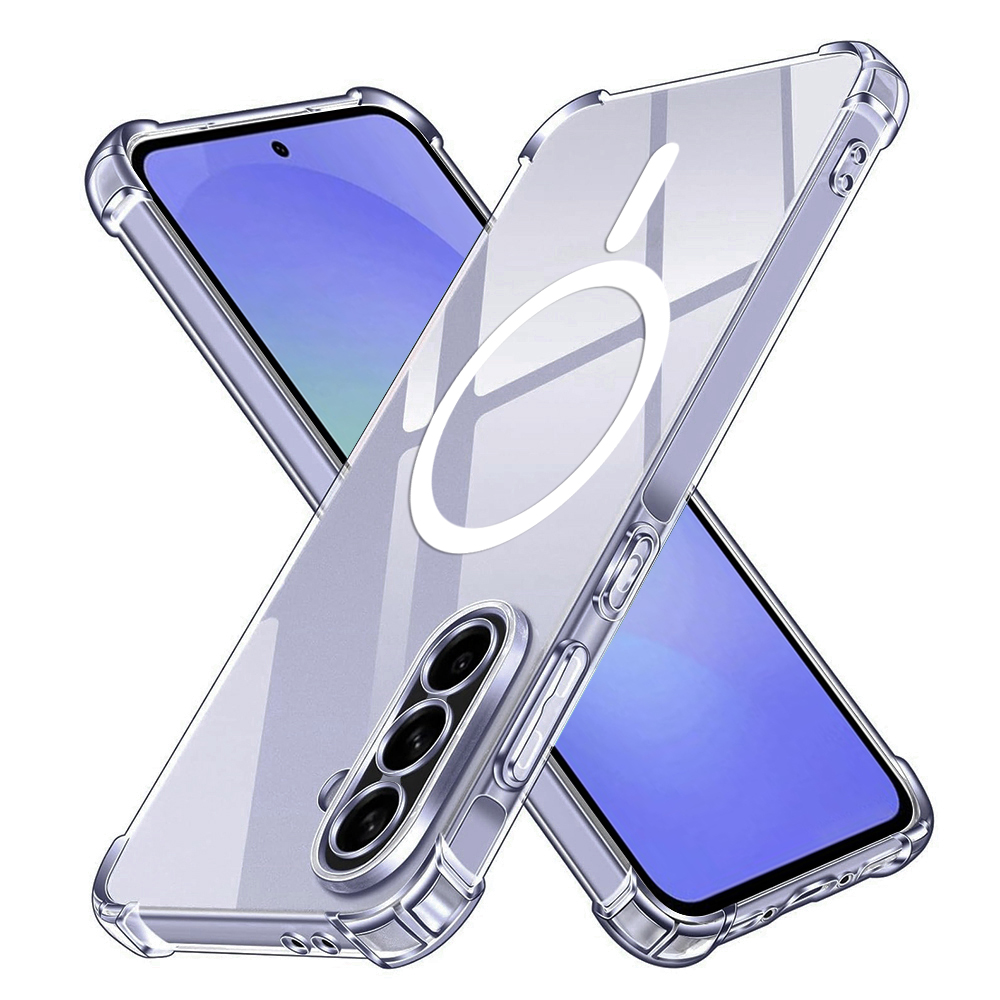 Калъф за Samsung Galaxy A36 5G - Techsuit Shockproof Прозрачен Silicone MagSafe - Прозрачен