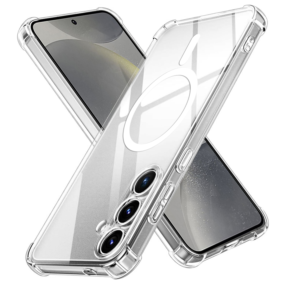 Калъф за Samsung Galaxy S24 - Techsuit Shockproof Прозрачен Silicone MagSafe - Прозрачен