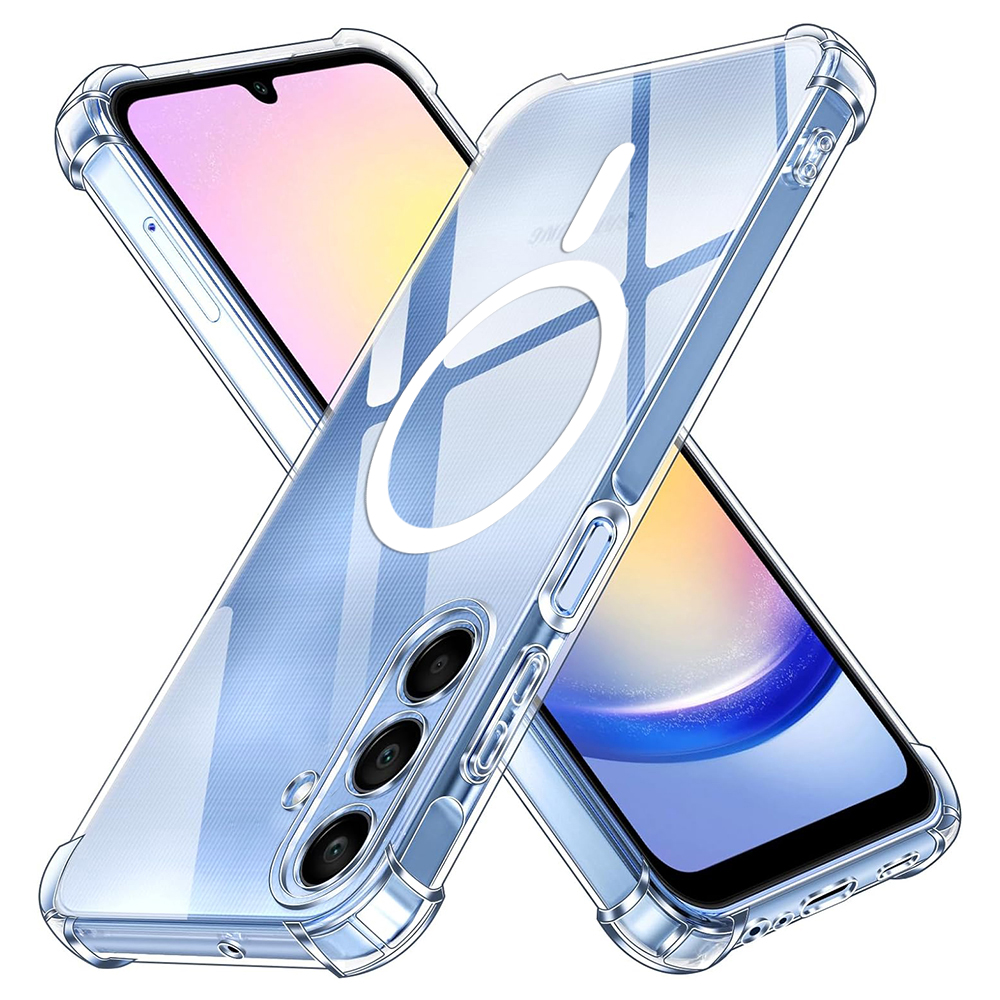 Калъф за Samsung Galaxy A25 5G - Techsuit Shockproof Прозрачен Silicone MagSafe - Прозрачен