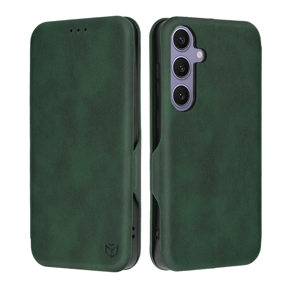 Калъф за Samsung Galaxy S24 Plus - Techsuit Safe Wallet Plus - Зелен