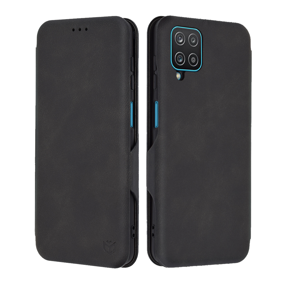 Калъф за Samsung Galaxy A12 / A12 Nacho - Techsuit Safe Wallet Plus - Черен