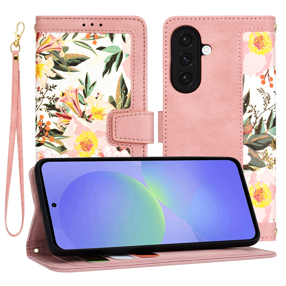 Калъф за Samsung Galaxy A36 5G - Techsuit FlipCraft - Sweetheart Розов