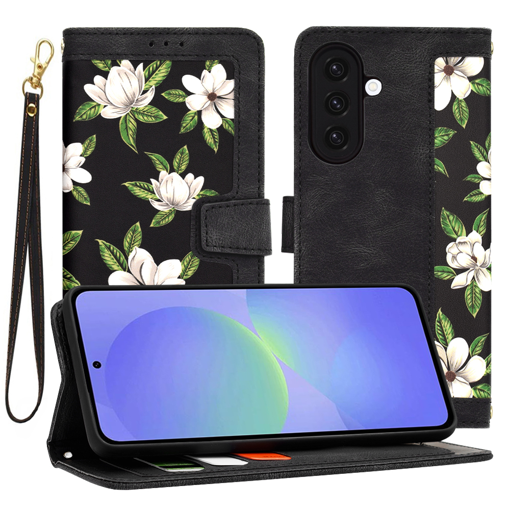 Калъф за Samsung Galaxy A36 5G - Techsuit FlipCraft - Flowers of the Dawn