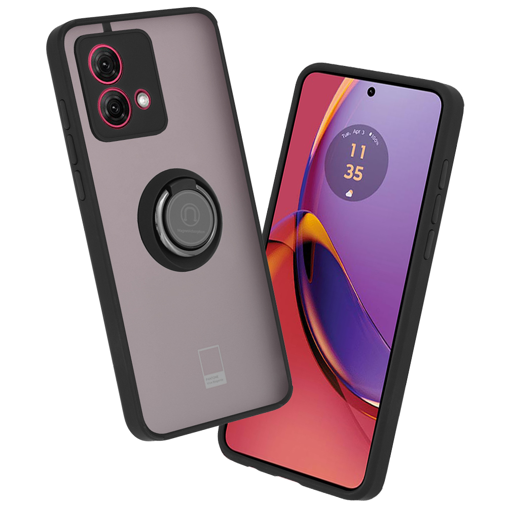 Калъф за Motorola Moto G84 - Techsuit Glinth - Черен