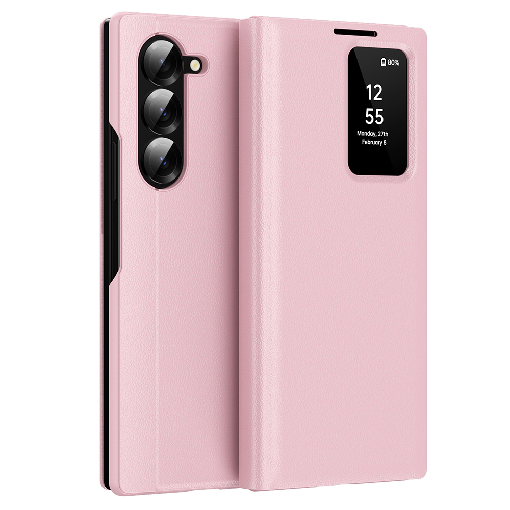 Калъф за Samsung Galaxy Z Fold6 - Techsuit SmartView Series - Розов