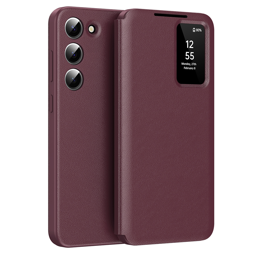 Калъф за Samsung Galaxy S23 Plus - Techsuit SmartView Series - Червен