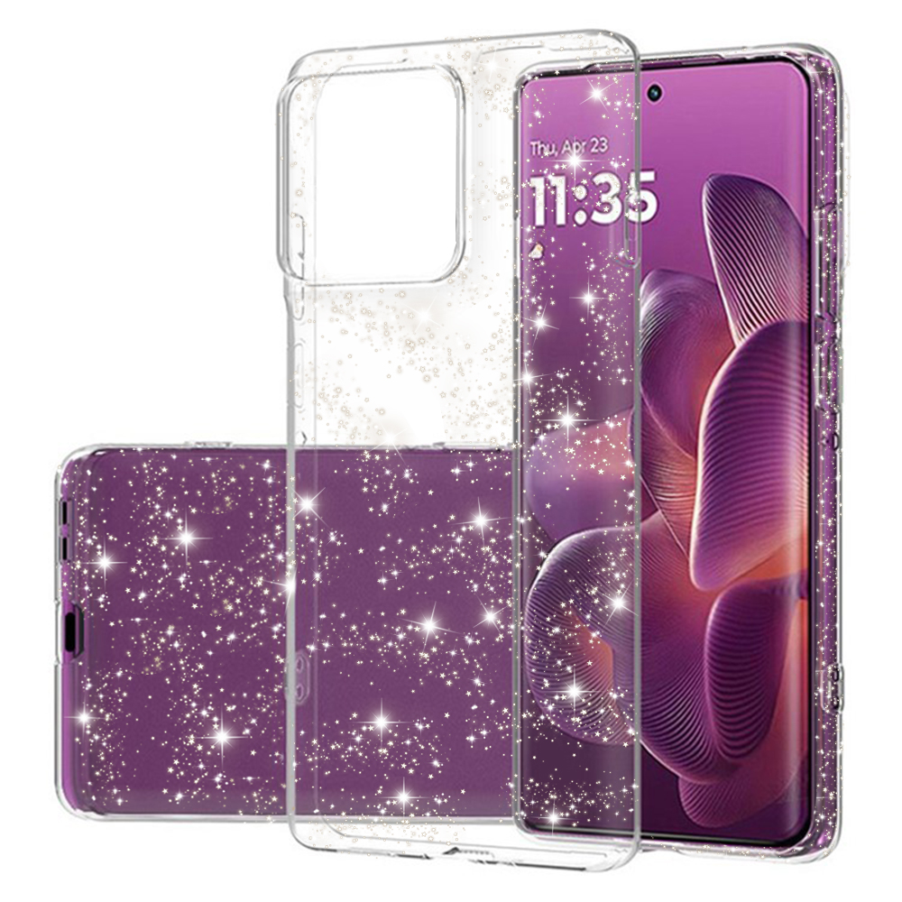 Husă Techsuit SparkleSkin Series Motorola Edge 60 / Edge 60 Fusion Transparenta