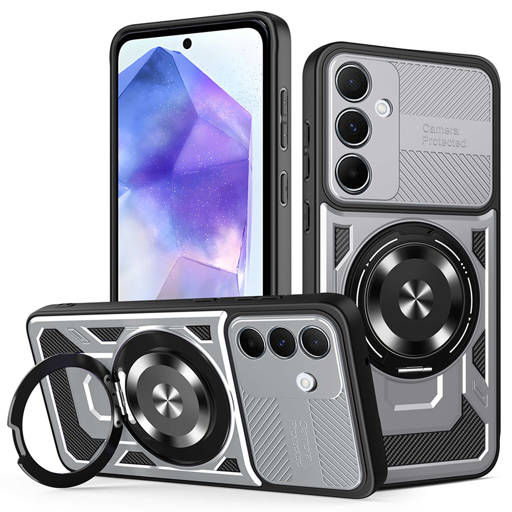 Калъф за Samsung Galaxy A55 5G - Techsuit RuggedCam - Сив