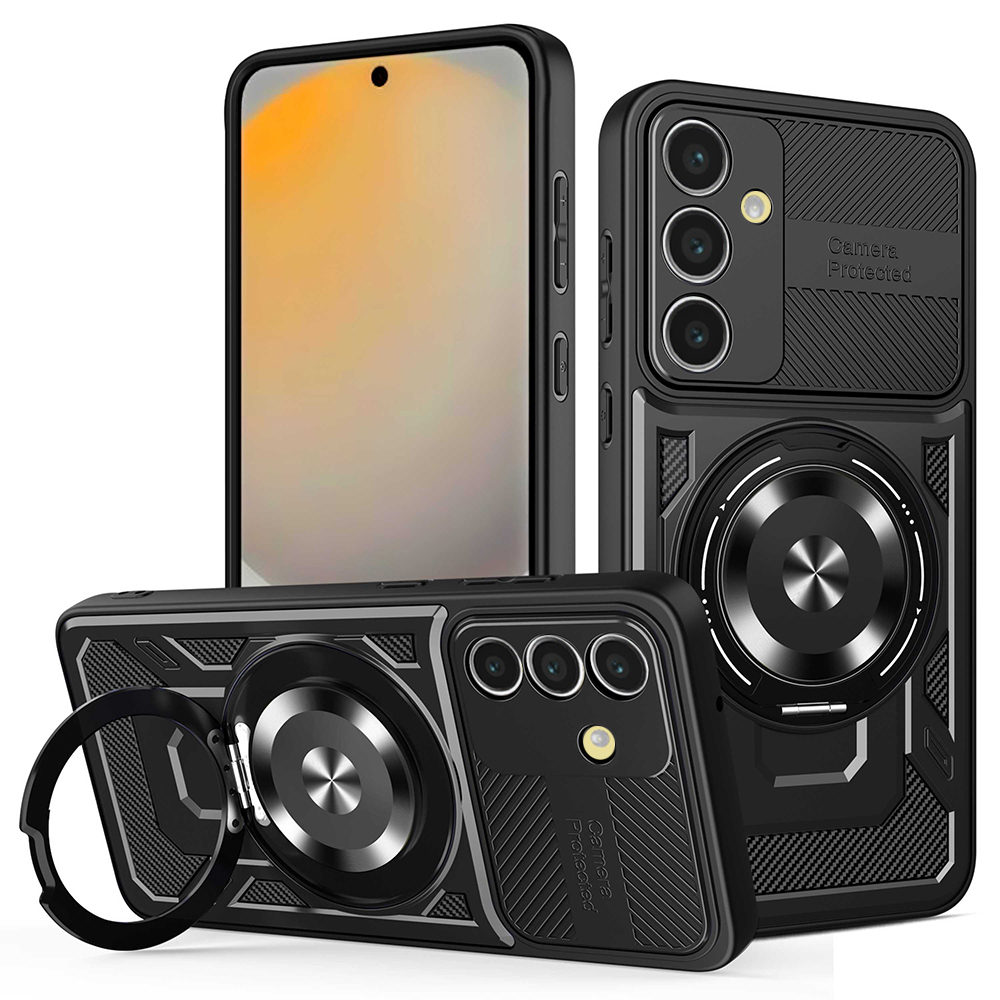 Калъф за Samsung Galaxy S24 FE - Techsuit RuggedCam - Черен