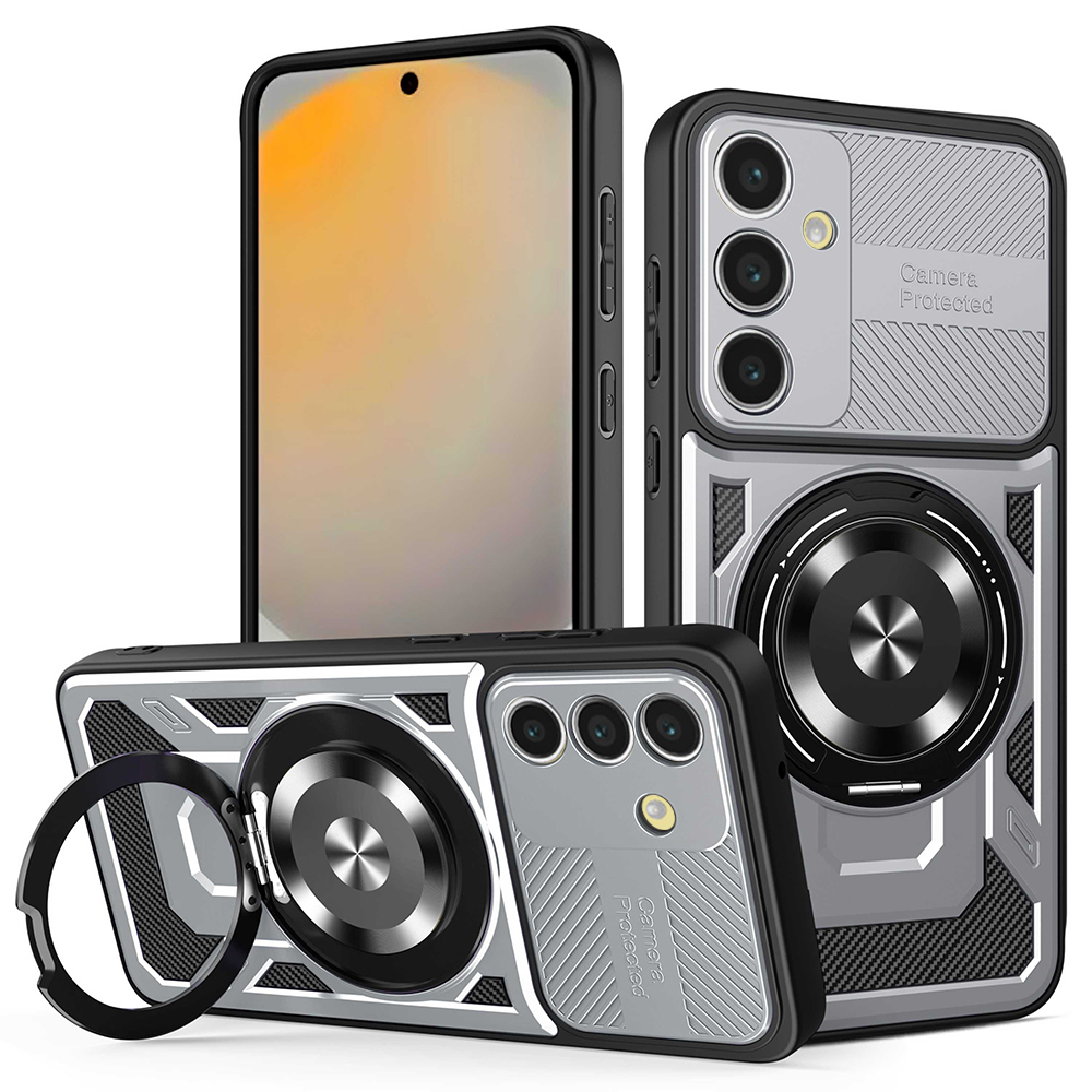 Калъф за Samsung Galaxy S24 FE - Techsuit RuggedCam - Сив