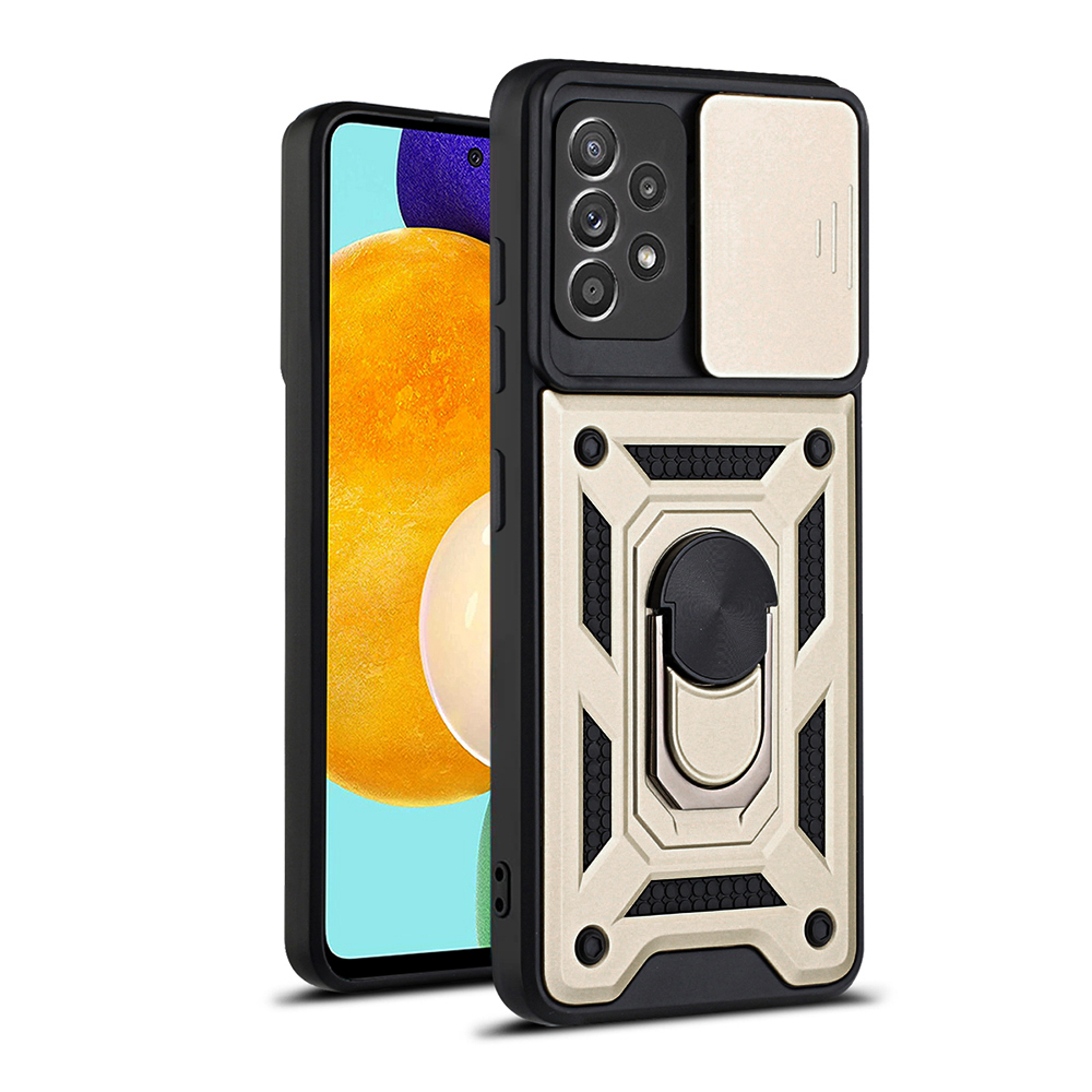 Калъф за Samsung Galaxy A53 5G - Techsuit CamShield Series - златен