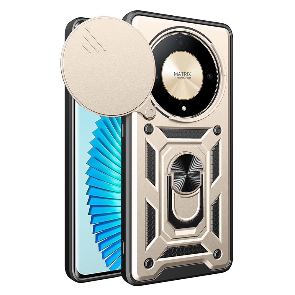 Калъф за Honor Magic6 Lite - Techsuit CamShield Series - златен