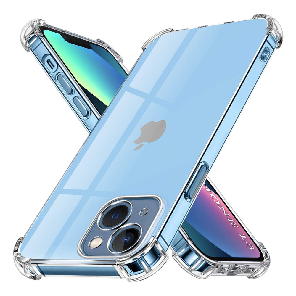 Калъф за iPhone 13 - Techsuit Shockproof Прозрачен Silicone - Прозрачен