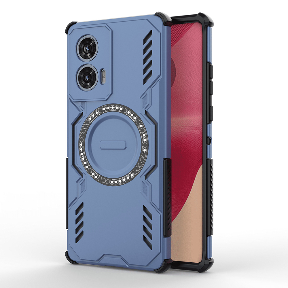 Калъф за Motorola Edge 50 Fusion - Techsuit ArmorMag Case - Син