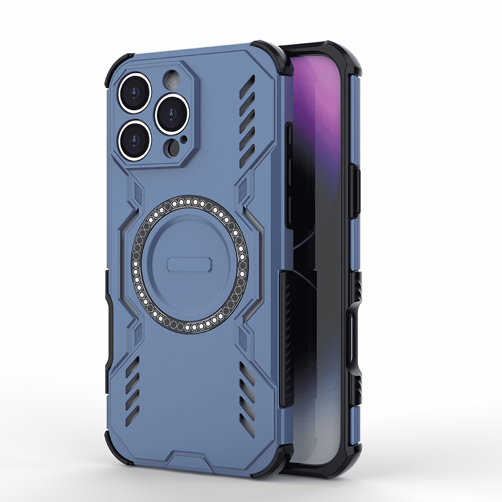 Калъф за iPhone 16 Pro Max - Techsuit ArmorMag Case - Син