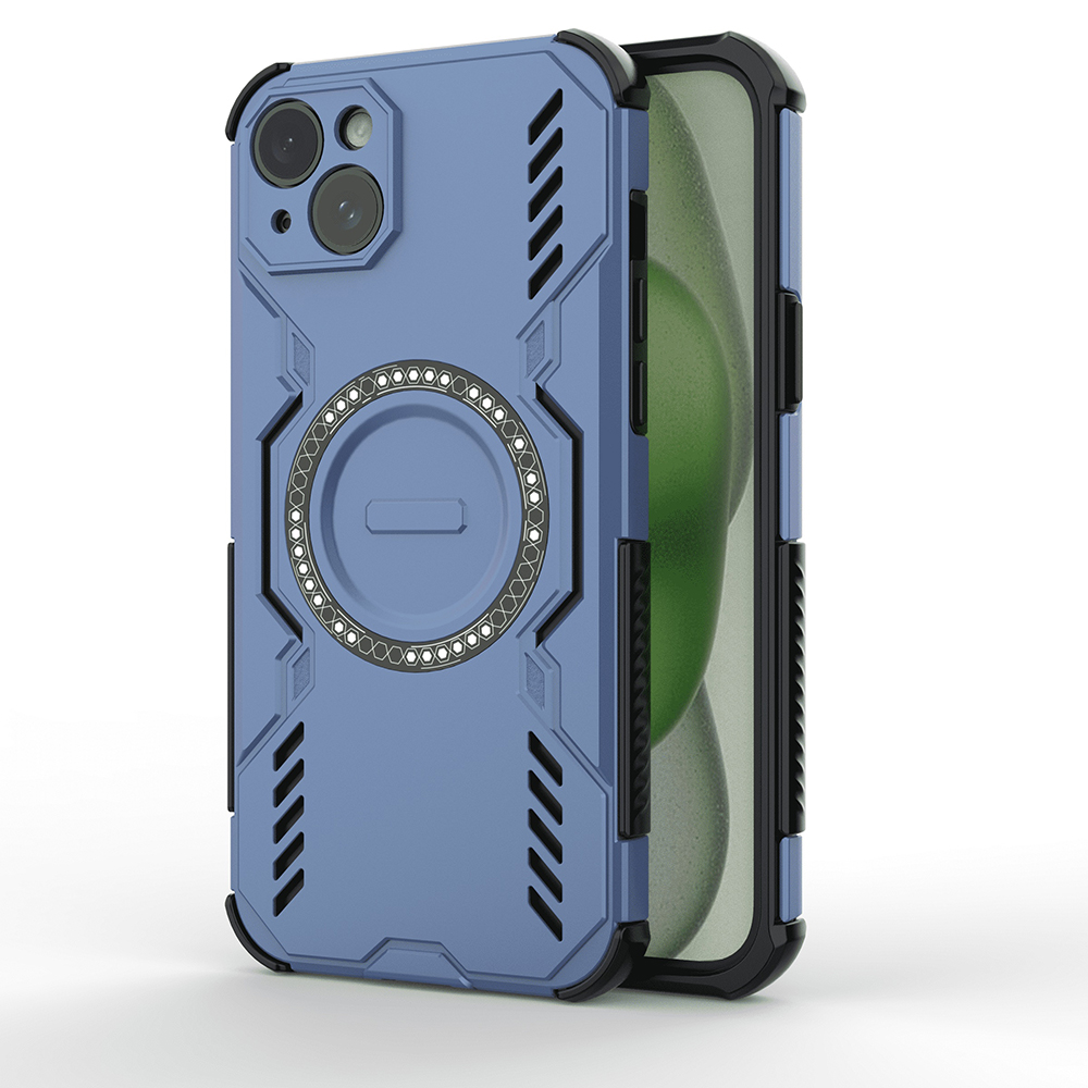 Калъф за iPhone 15 - Techsuit ArmorMag Case - Син