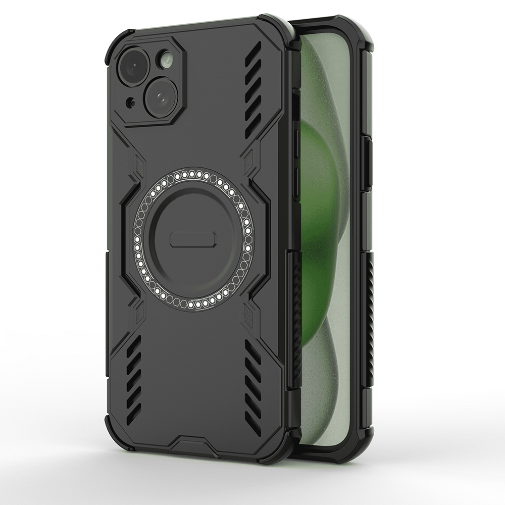 Калъф за iPhone 15 - Techsuit ArmorMag Case - Черен