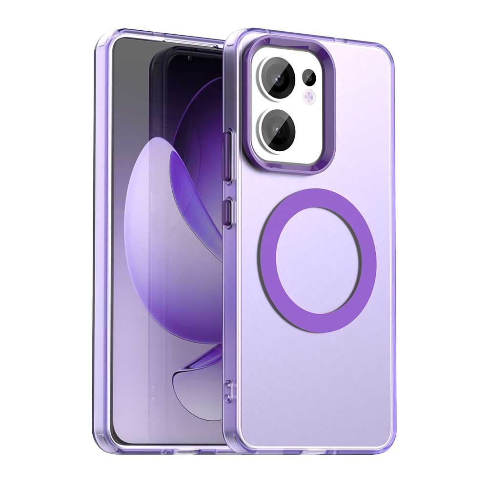 Калъф за Oppo Reno13 F 4G / Reno13 F 5G / Reno13 FS 5G - Techsuit CandyCase MagSafe - Лилав