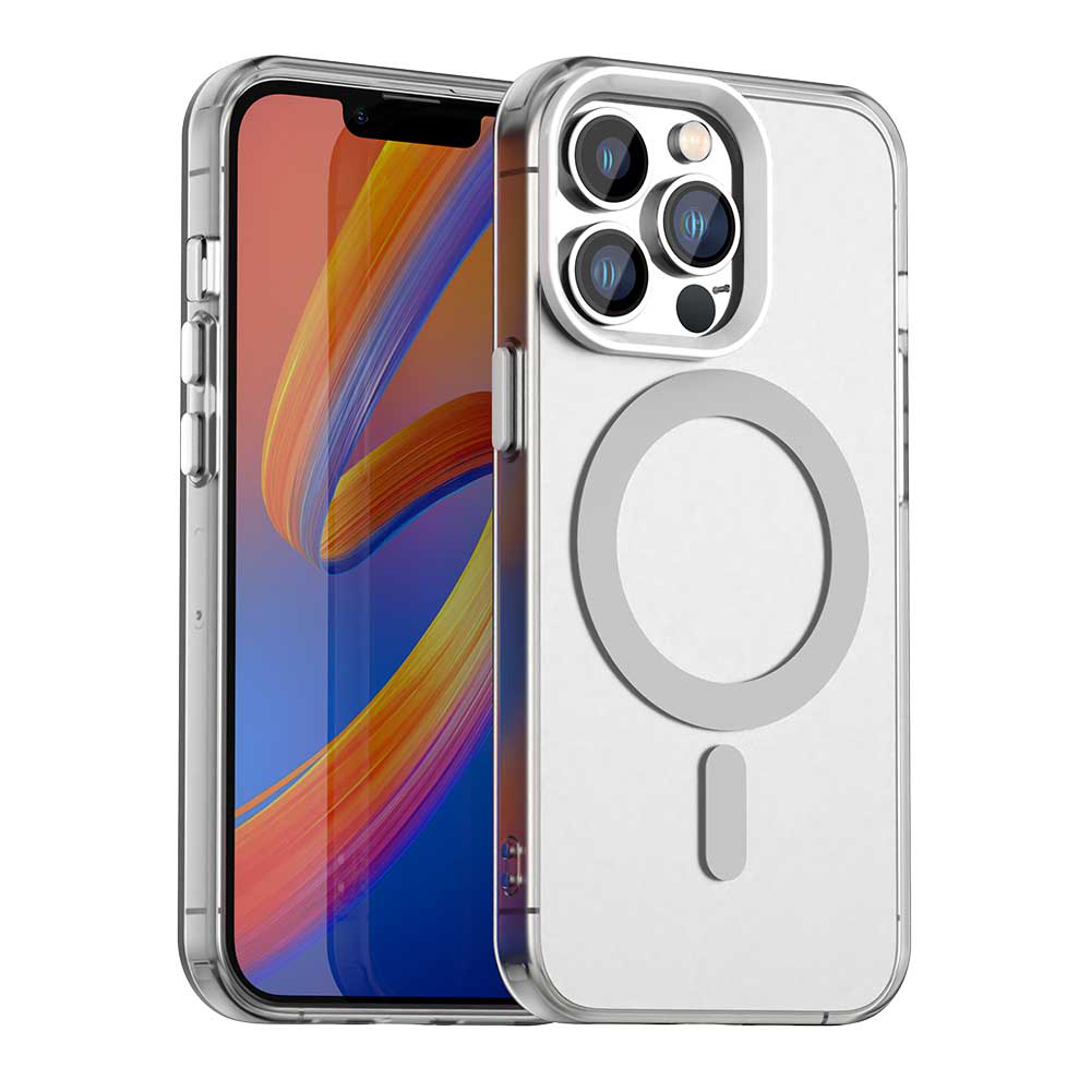 Калъф за iPhone 13 Pro Max - Techsuit CandyCase MagSafe - Бял
