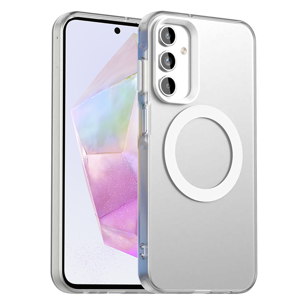 Калъф за Samsung Galaxy A35 5G - Techsuit CandyCase MagSafe - Бял