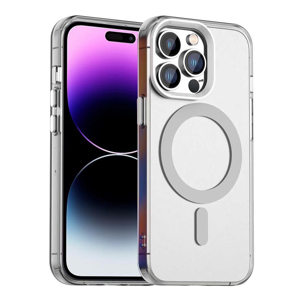 Калъф за iPhone 14 Pro Max - Techsuit CandyCase MagSafe - Бял