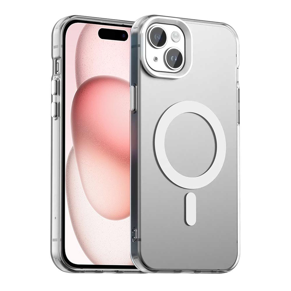 Калъф за iPhone 15 Plus - Techsuit CandyCase MagSafe - Бял