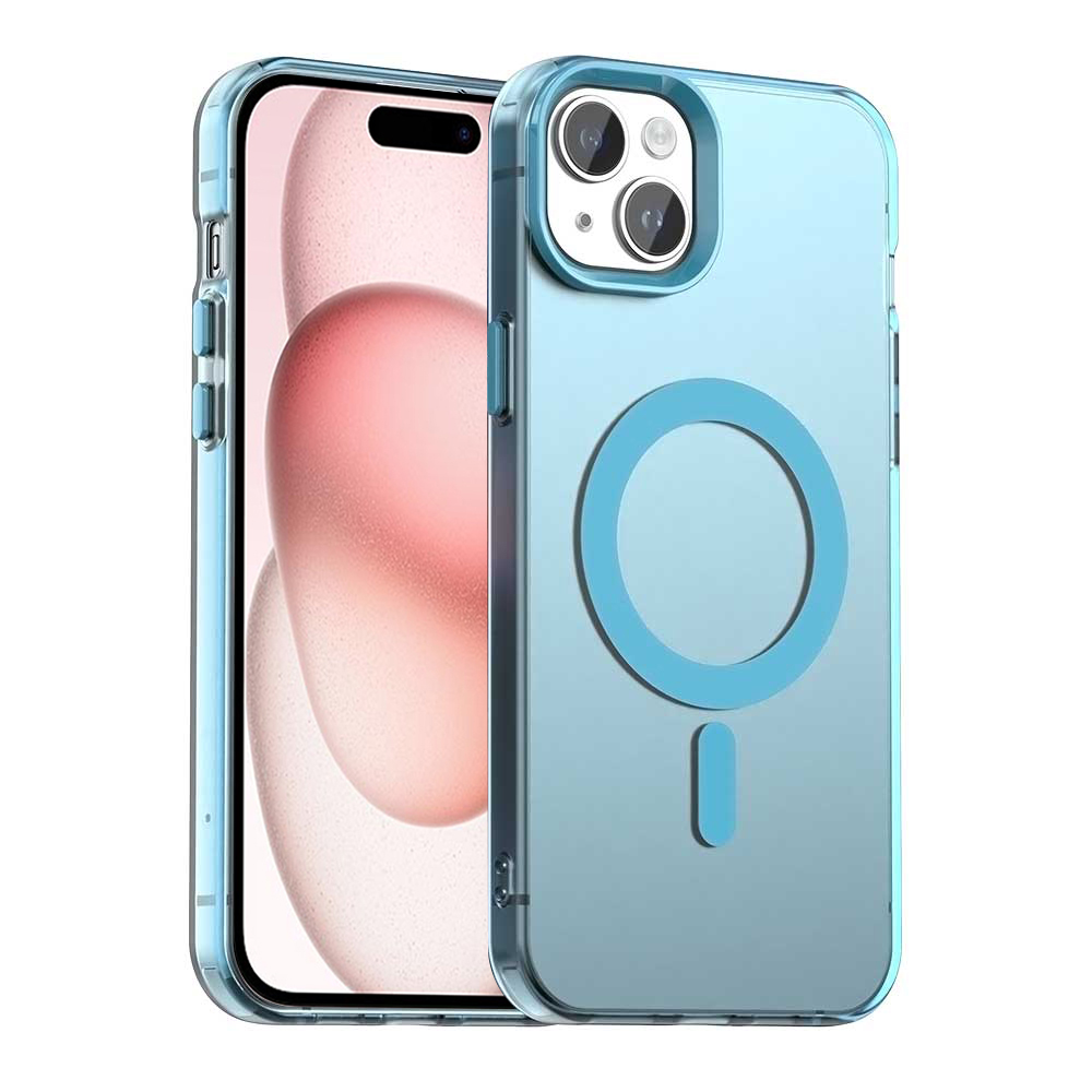 Калъф за iPhone 15 Plus - Techsuit CandyCase MagSafe - Син