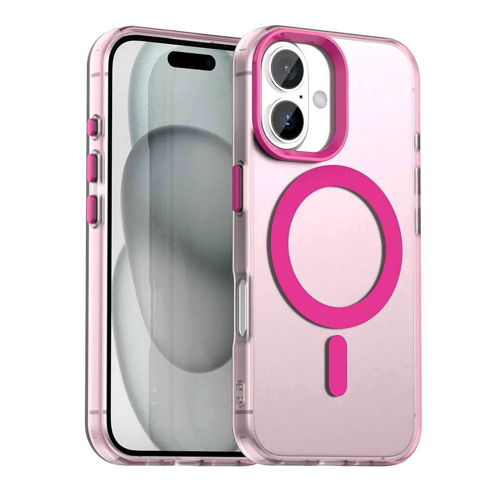 Калъф за iPhone 16 Plus - Techsuit CandyCase MagSafe - Розов