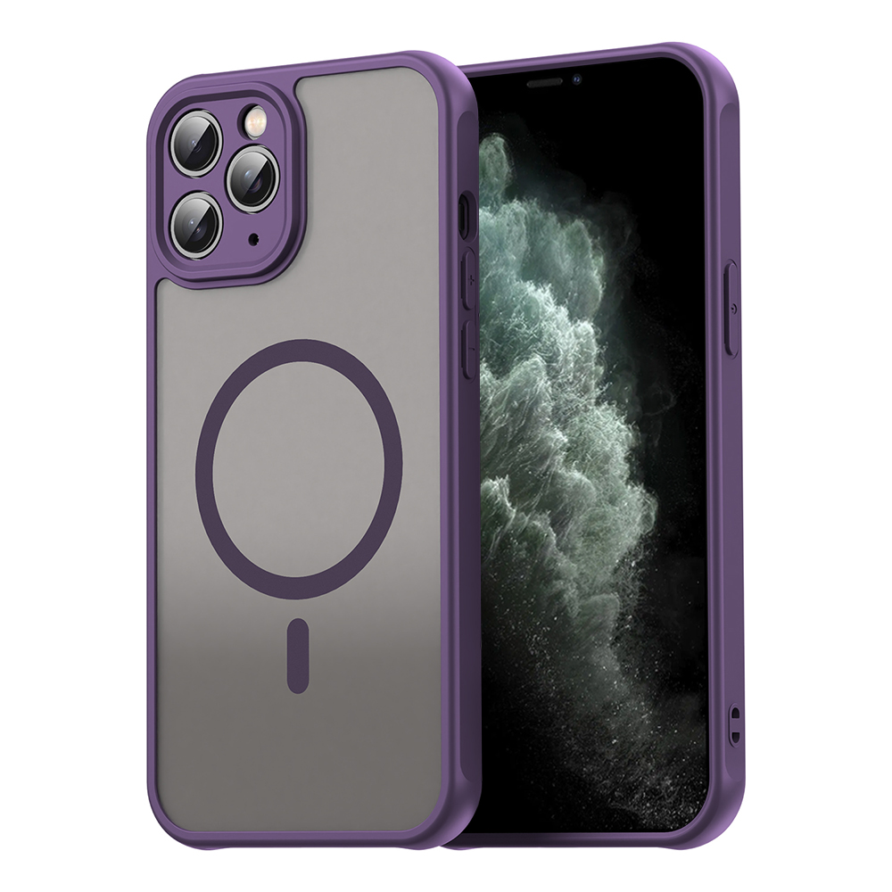 Калъф за iPhone 11 Pro - Techsuit HaloFrost II MagSafe - Лилав
