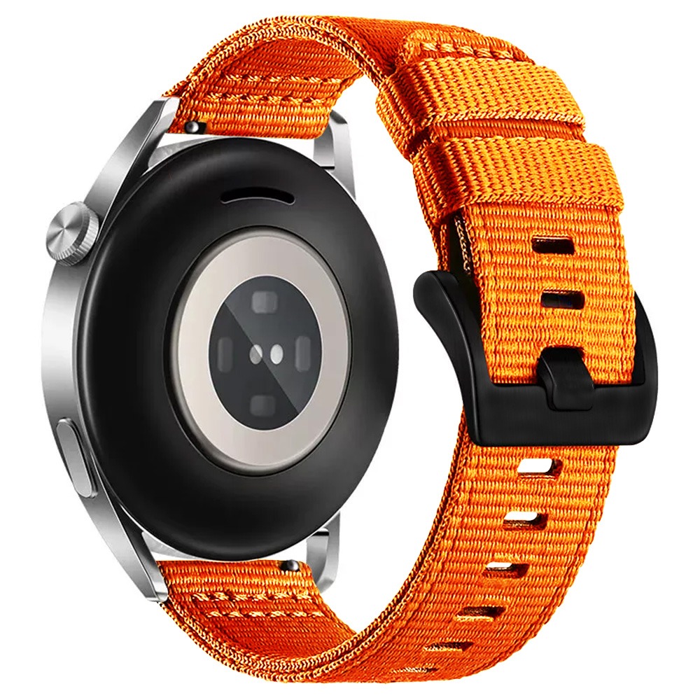 Каишка за Samsung Galaxy Watch (46mm)/Watch 3/Gear S3, Huawei Watch GT/GT 2/GT 3 (46mm) - Techsuit Каишка за часовник 22mm (W070) - Оранжев Blossom