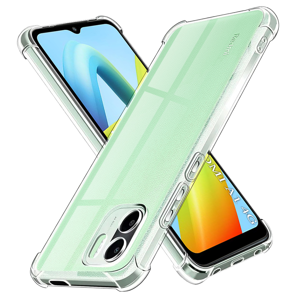 Калъф за Xiaomi Redmi A1 / A2 - Techsuit Shockproof Прозрачен Silicone - Прозрачен
