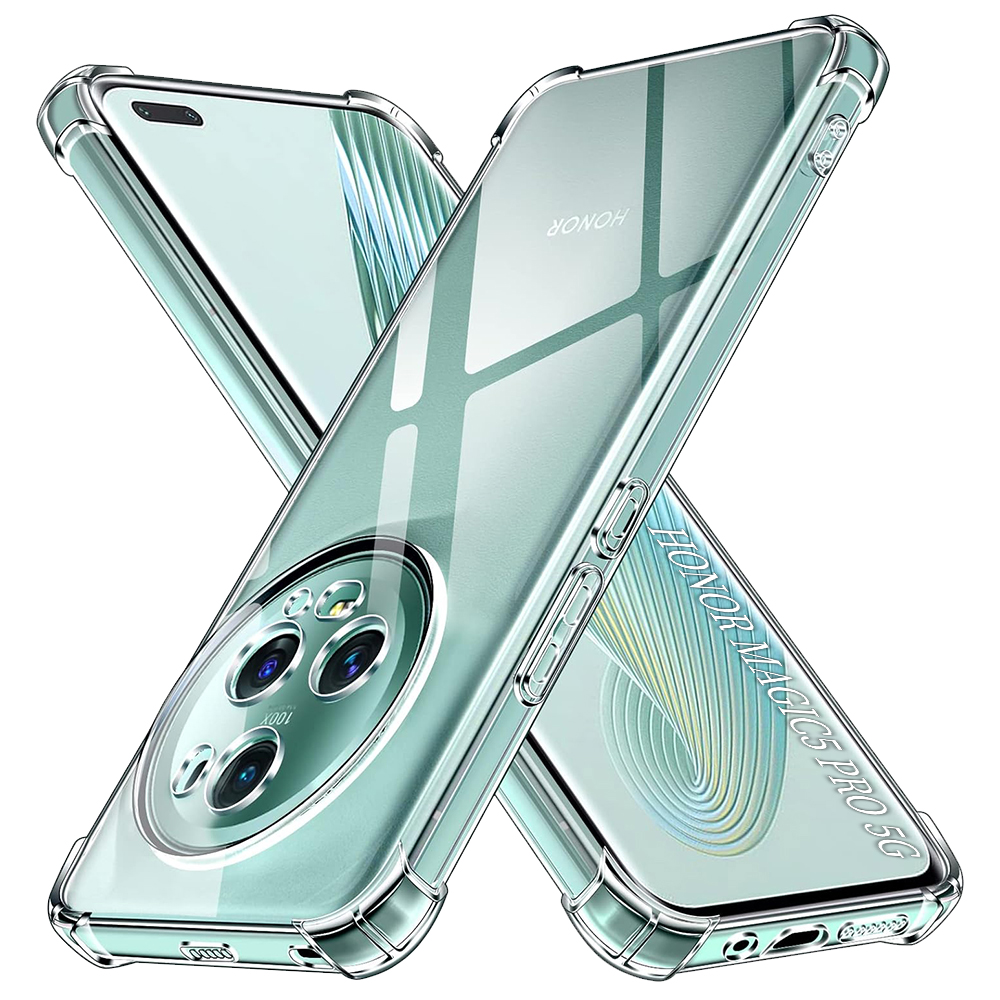 Калъф за Honor Magic5 Pro - Techsuit Shockproof Прозрачен Silicone - Прозрачен