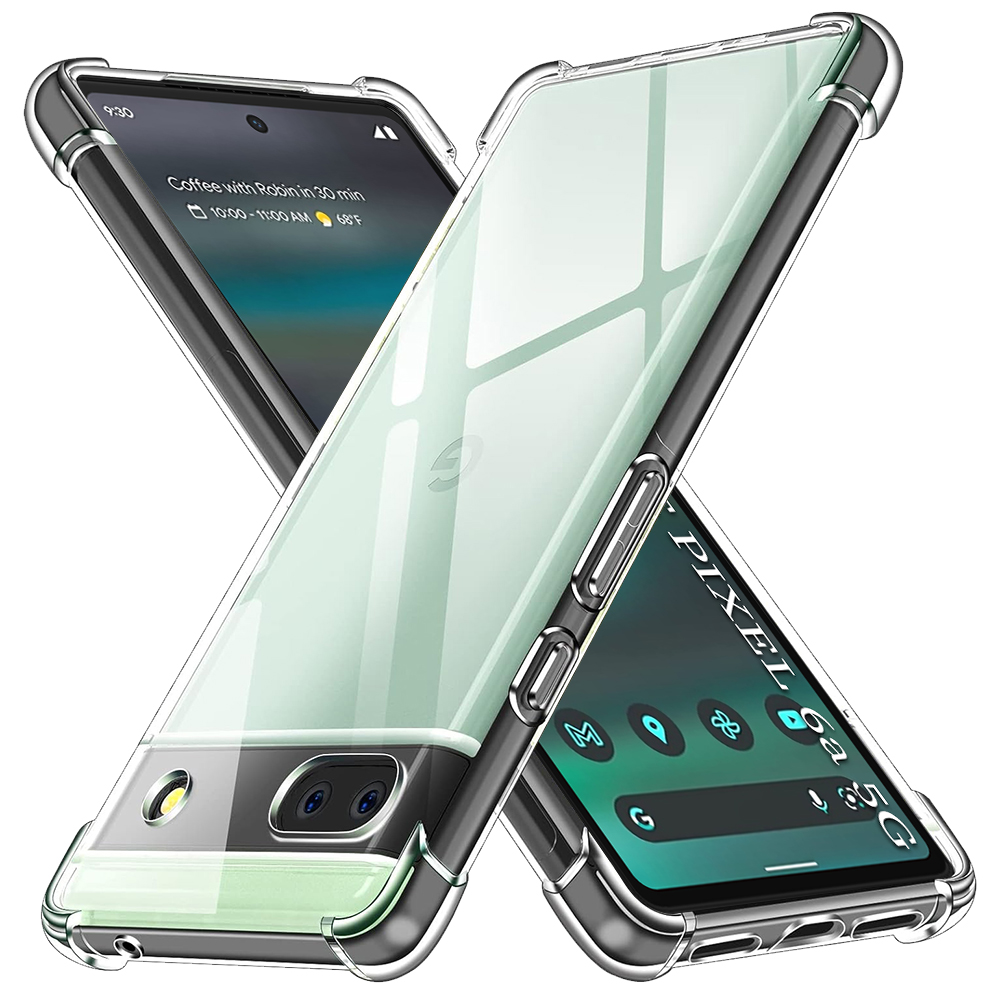 Калъф за Google Pixel 6a - Techsuit Shockproof Прозрачен Silicone - Прозрачен