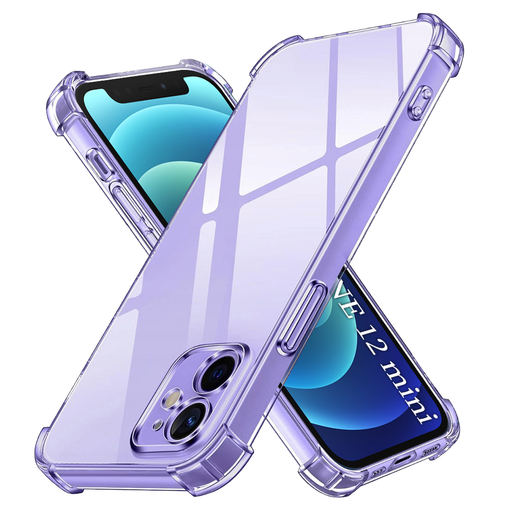 Калъф за iPhone 12 mini - Techsuit Shockproof Прозрачен Silicone - Прозрачен