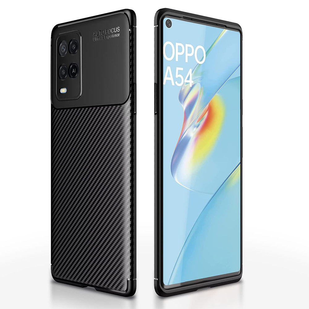 Husă Techsuit CarbonFiber Oppo A54 4G Negru