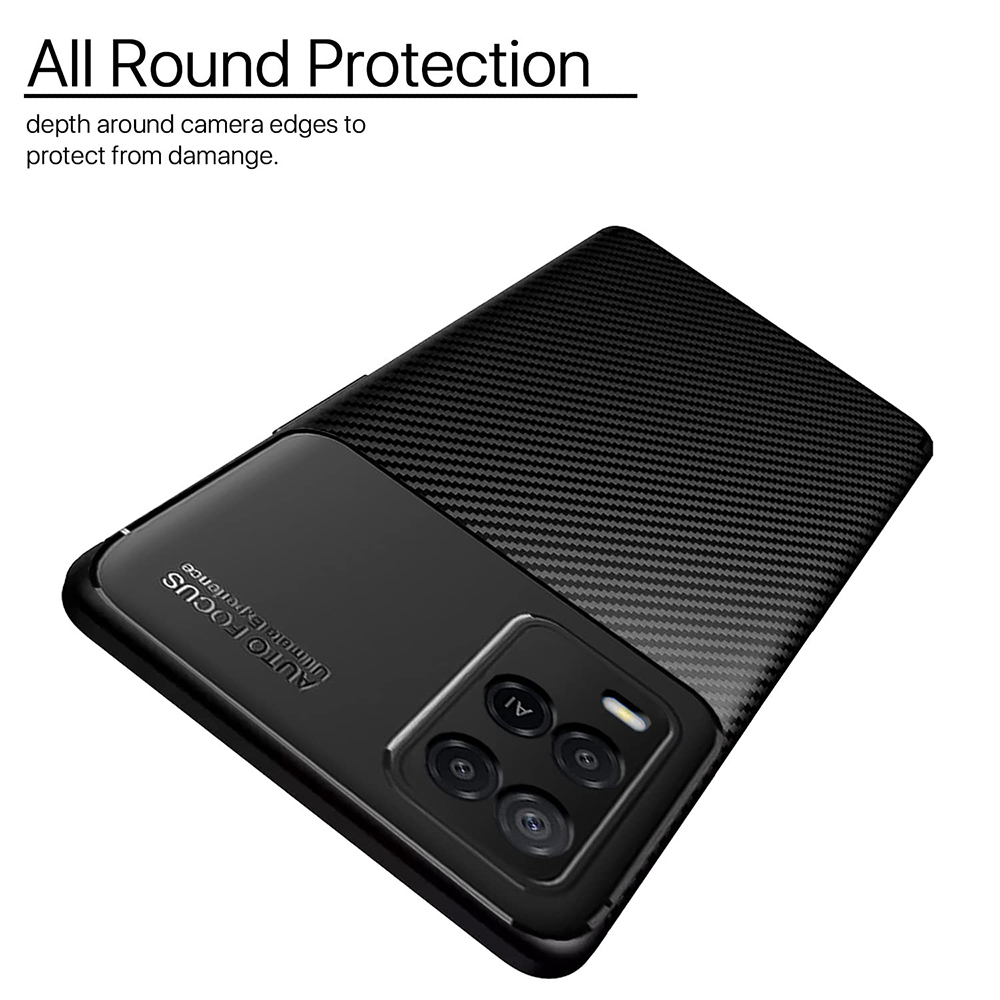 Detalii husă Techsuit CarbonFiber Oppo A54 4G