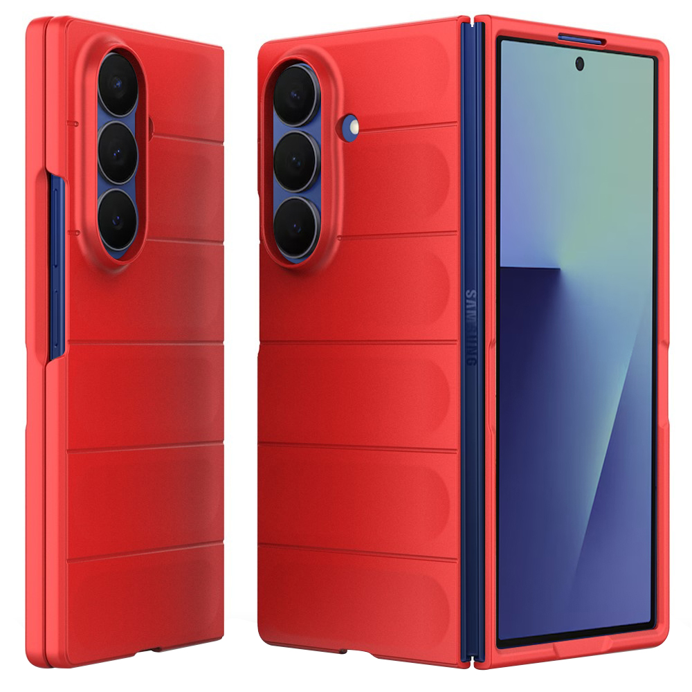 Калъф за Samsung Galaxy Z Fold7 - Techsuit Magic Shield - Червен